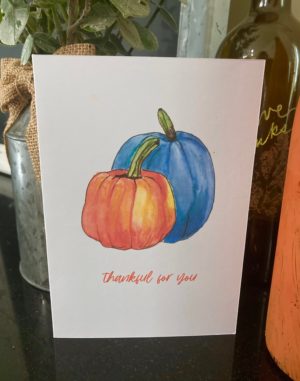 Thankful - White Cardstock