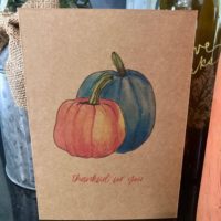Thankful - Brown Cardstock