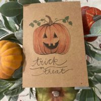 Trick or Treat - Brown Cardstock