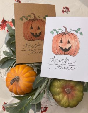 Trick or Treat - Brown Cardstock - Image 2
