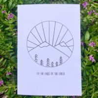 Ends of the Earth - White Cardstock