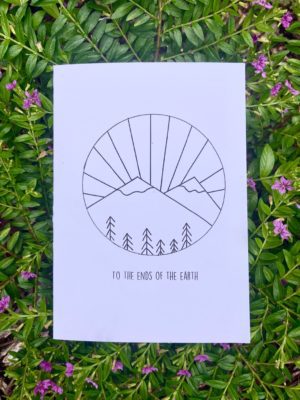Ends of the Earth - White Cardstock