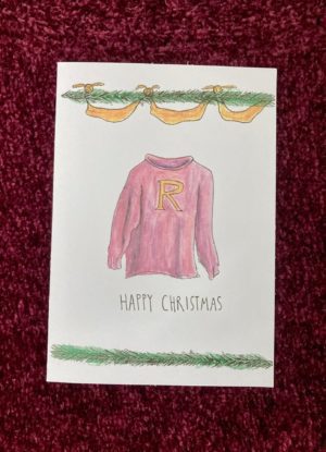 Happy Christmas - White Cardstock