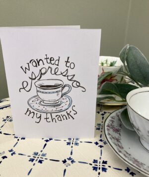 Espresso My Thanks - Notecard Size 10 Pack